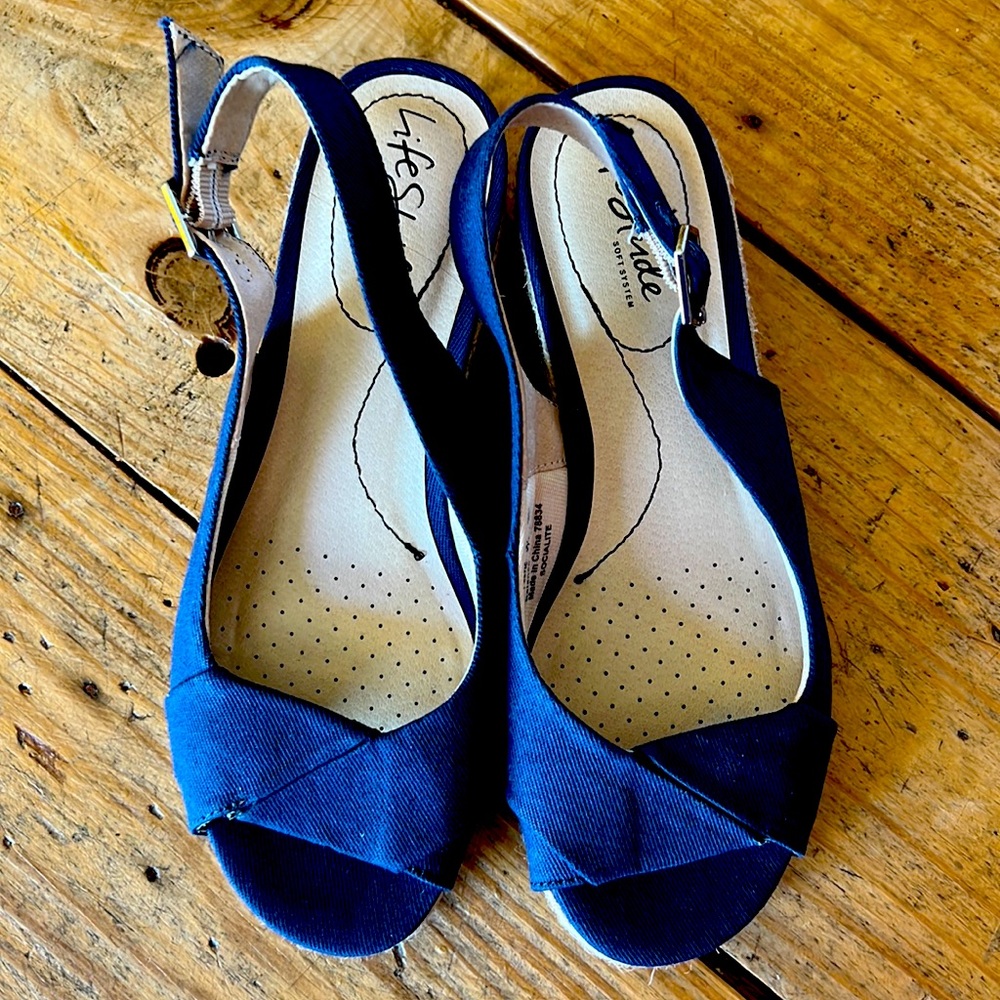 Life Stride Navy Espadrilles